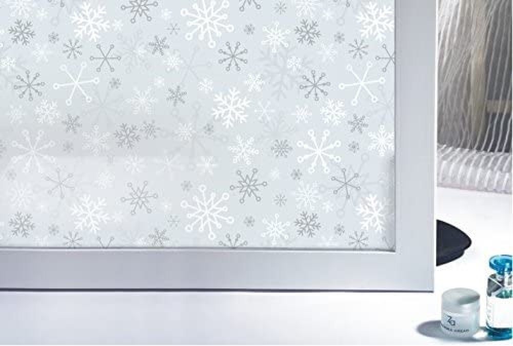 Fensterfolie Fenster Sichtschutzfolie Schneeflocke Flocke, JOKA international