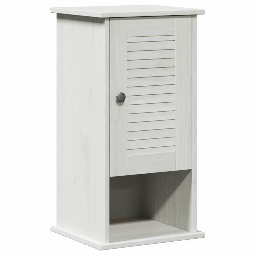 vidaXL Badezimmerspiegelschrank Wandmontierter Badezimmerschrank VIGO Weiß 37 x 34 x 71,5 cm (1-St)
