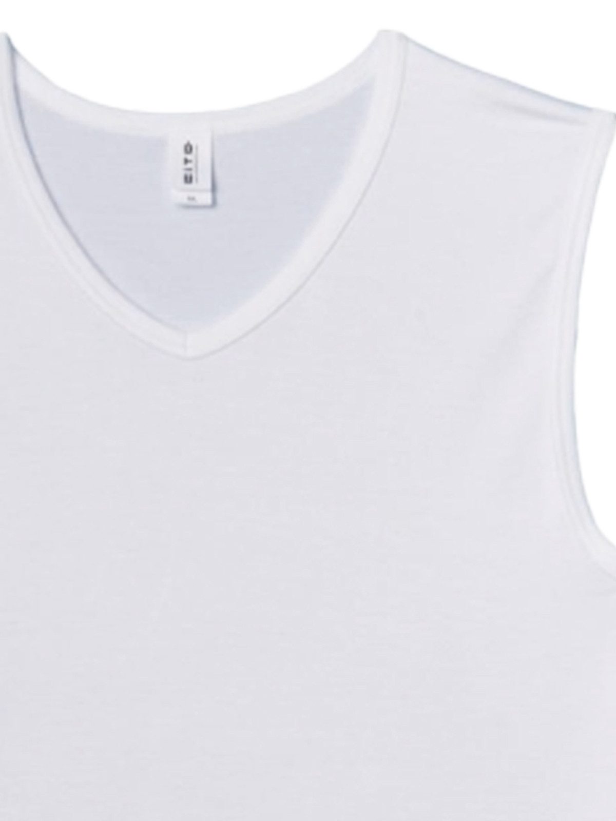 CiTO Achselhemd 3er Pack Herren City-Shirt V-Ausschnitt MicroModal (Packung, 3-St) -