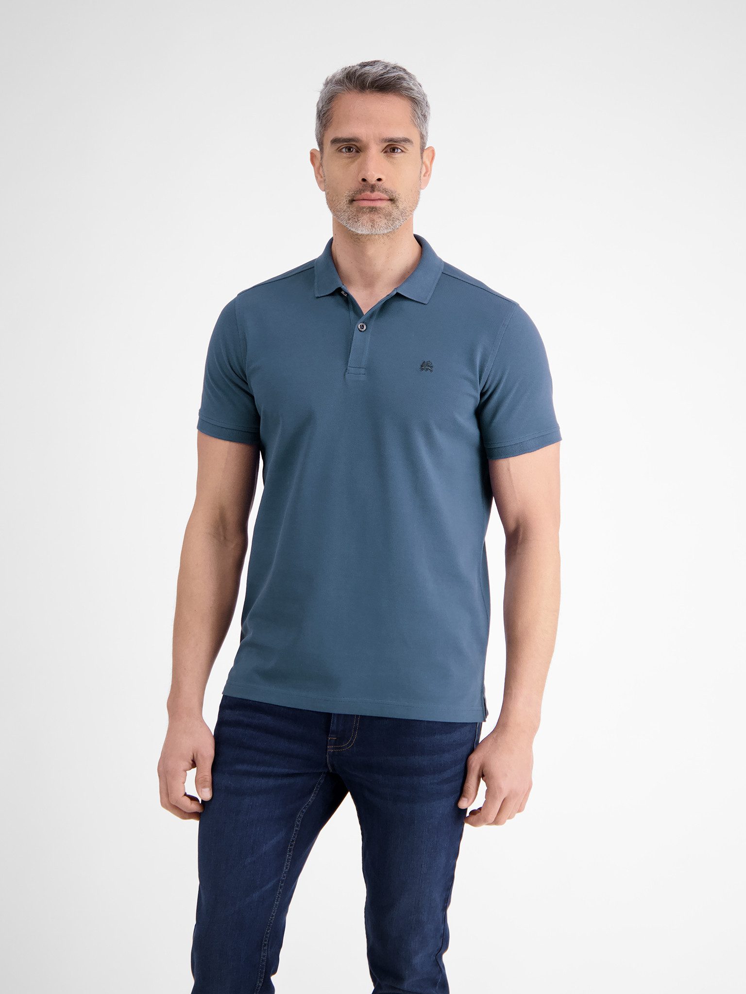LERROS Poloshirt mit Logo Stickerei