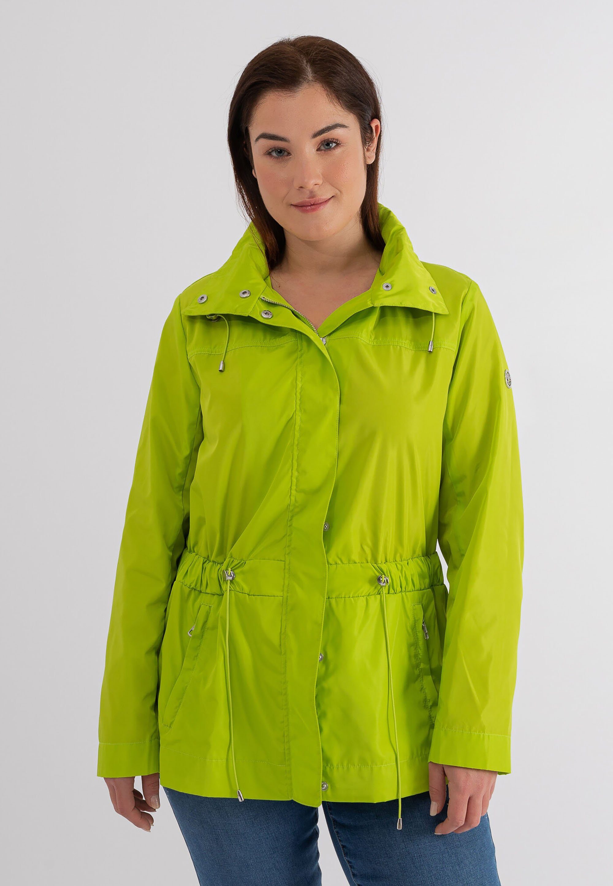 October der Taille Outdoorjacke limette mit elastischem in Kordelzug