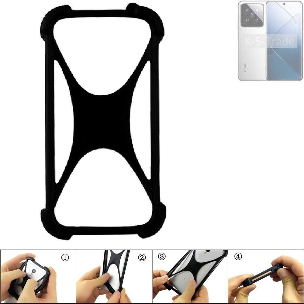 K-S-Trade Handyhülle für Xiaomi 14, Handy-Hülle Schutz-Hülle Silikon Bumper TPU Softcase Smartphone