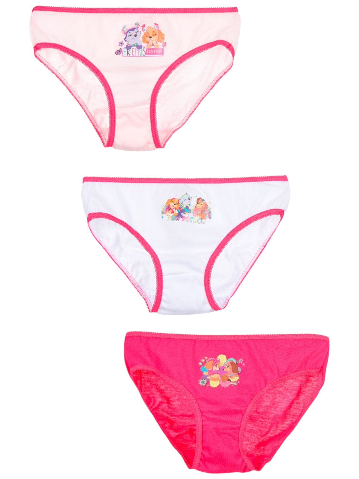 PAW PATROL Slip Skye, Everest & Liberty (3-St) Mädchen Unterhosen Gr.98 -116 cm