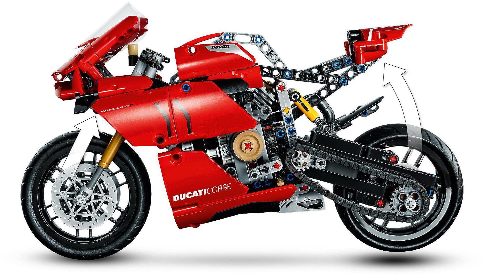 Technic, V4 (42107), LEGO® (646 Ducati Europe LEGO® R Konstruktionsspielsteine in Made Panigale St),