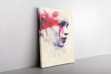 Sinus Art Leinwandbild Game of Thrones Emilia Clarke Porträt Abstrakt Kunst Kultserie 60x90cm Leinwandbild