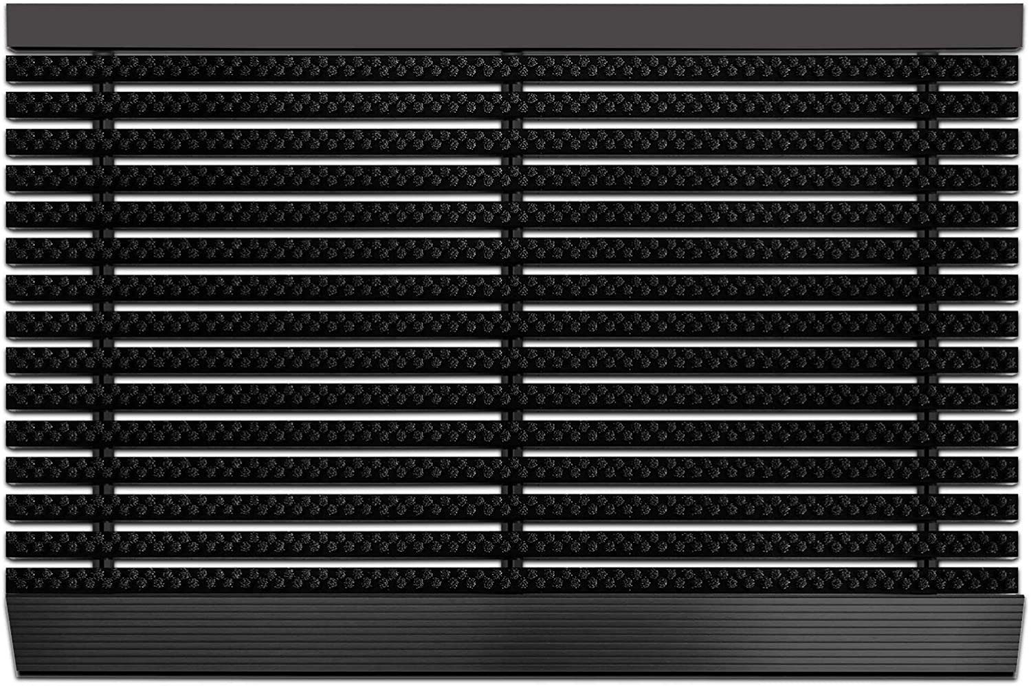 Floordirekt Fußmatte Power Brush Schwarz, 3 Größen, Schmutzfangmatte, Recht günstig online kaufen