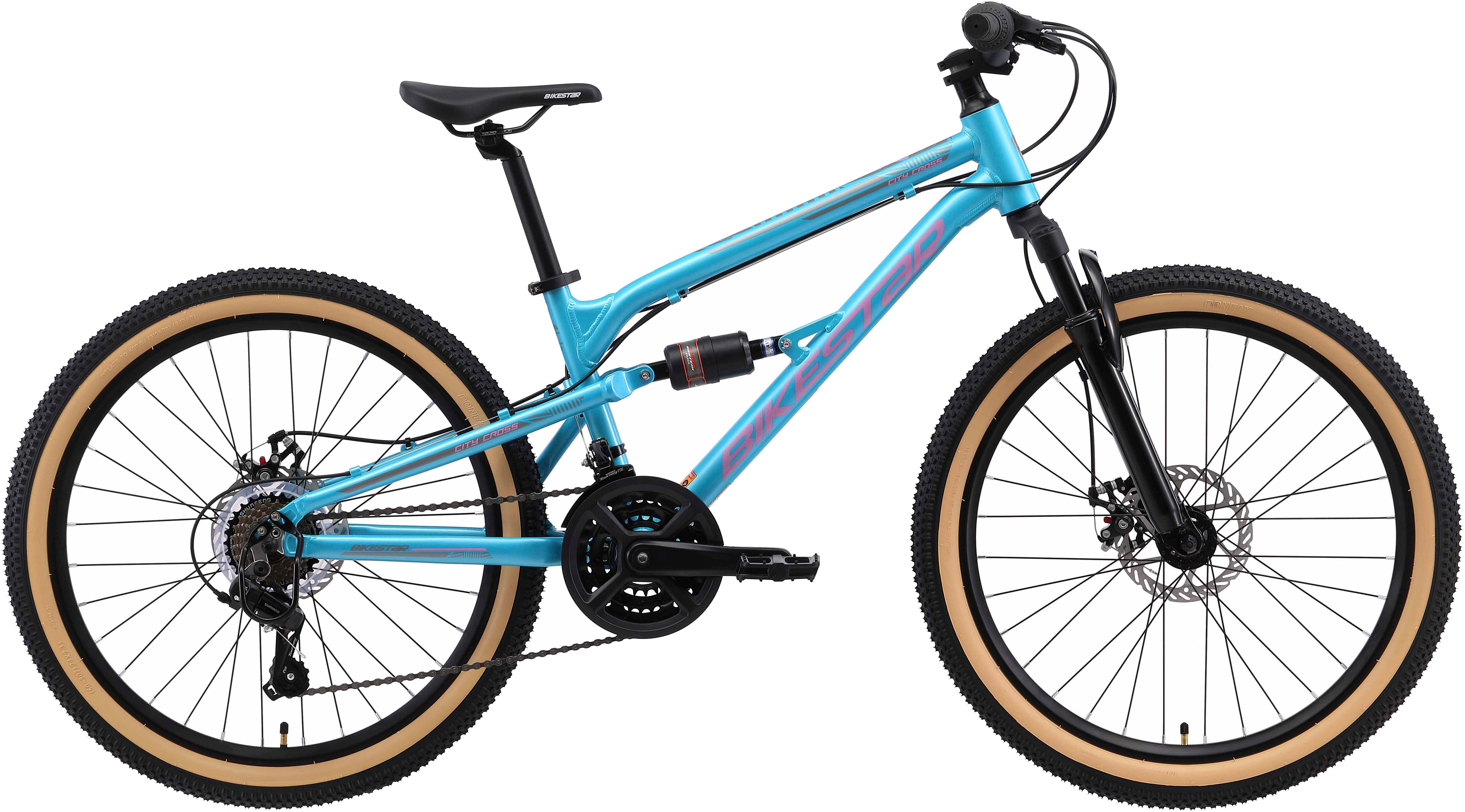 Bikestar Jugendfahrrad, 21 Gang Shimano RD-TY21 Schaltwerk, Kettenschaltung