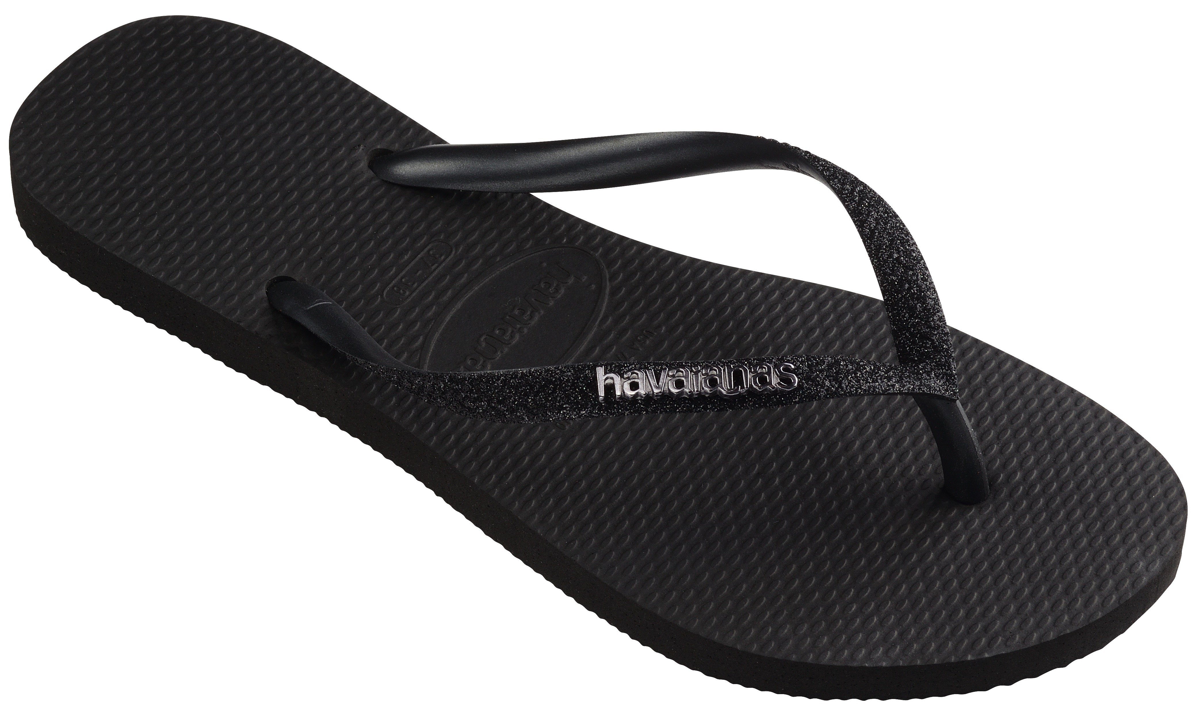 Havaianas SLIM GLITTER 2 Zehentrenner, Sommerschuh, Schlappen, Poolsildes mit glitzernden Details