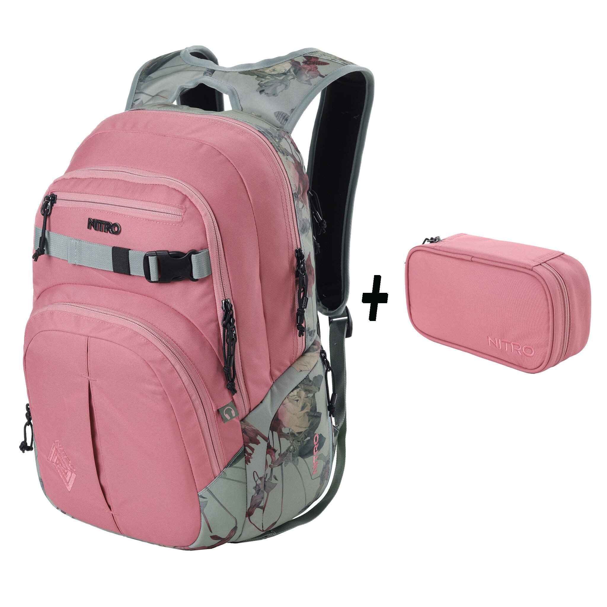NITRO Rucksack Set Chase (Kein Set, 1-tlg), mit 35 Liter Volumen, für Schule, Arbeit, Uni, Freizeit
