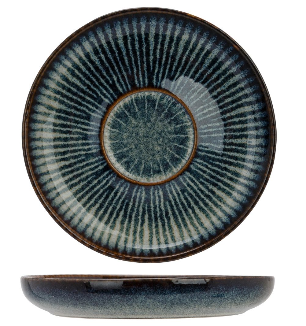 Cosy & Trendy Untertasse Atlantis Stripe Untertasse 12 cm, ATLANTIS STRIPE UNTERTASSE D12XH1,8CM