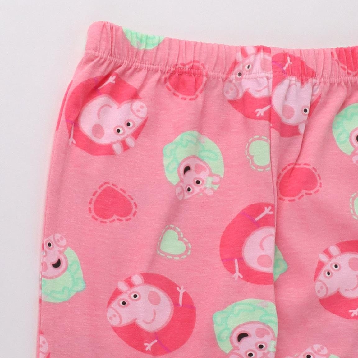 Peppa Pig Schlafanzug Peppa Pig Mädchen Schlafanzug langarm Pyjama (Peppa Wutz) – Bild 4 von 4