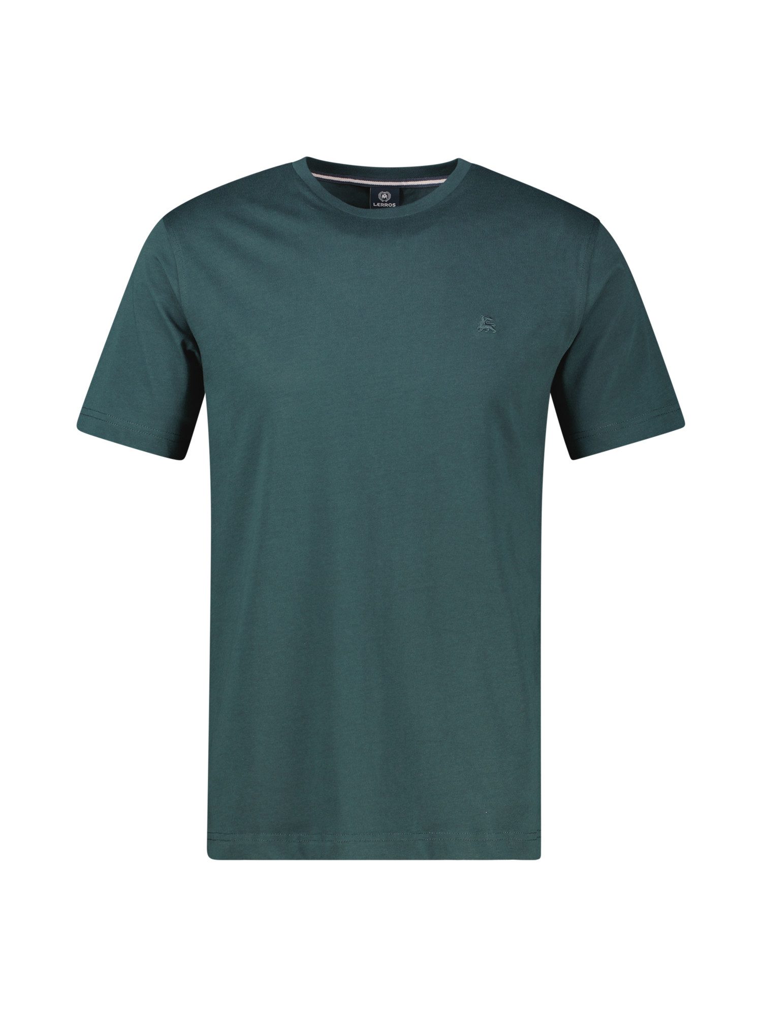 LERROS Rundhalsshirt Sommerliches T-Shirt mit O-Neck in großen Größen
