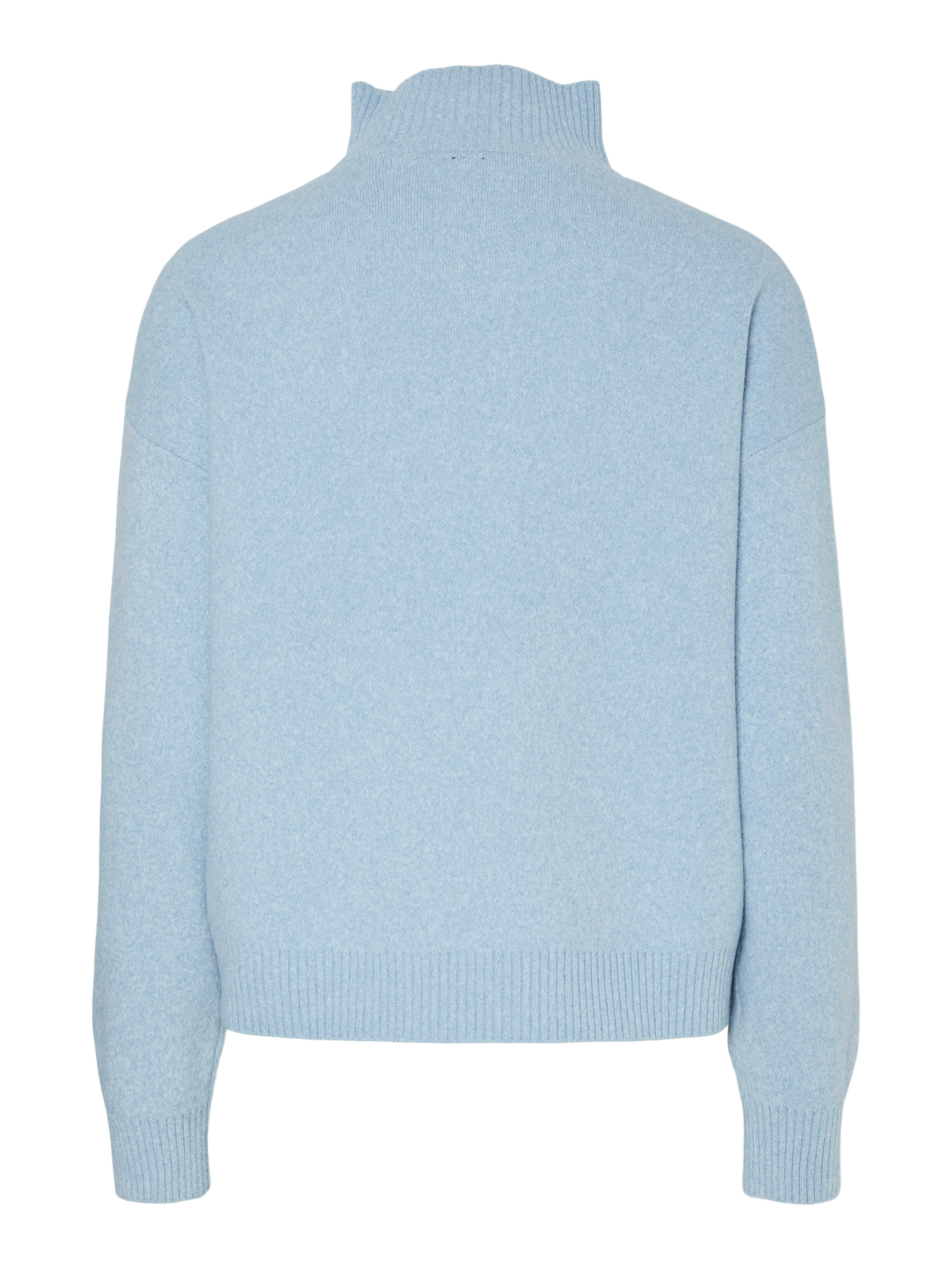 pieces Troyer PCOREE LS HALF ZIP KNIT PWP BC günstig online kaufen