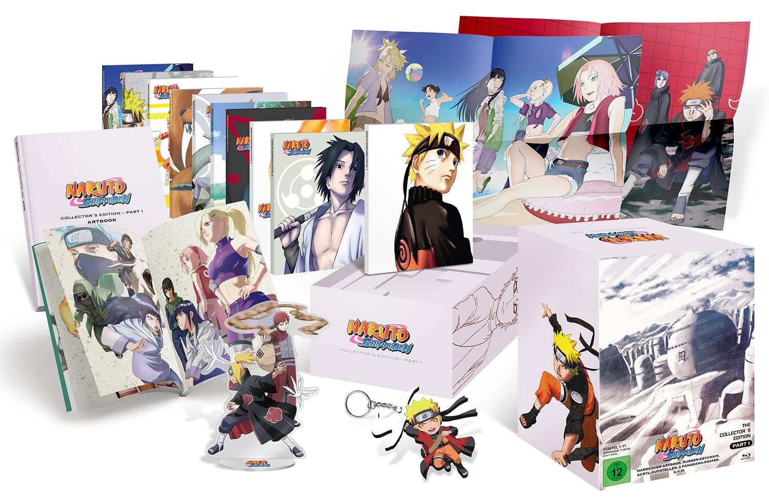 PLAION Blu-ray Naruto Shippuden - Collector's Edition - Part I, (10-St., Box-Set), Die ersten 11 Staffeln mit 242 Episoden
