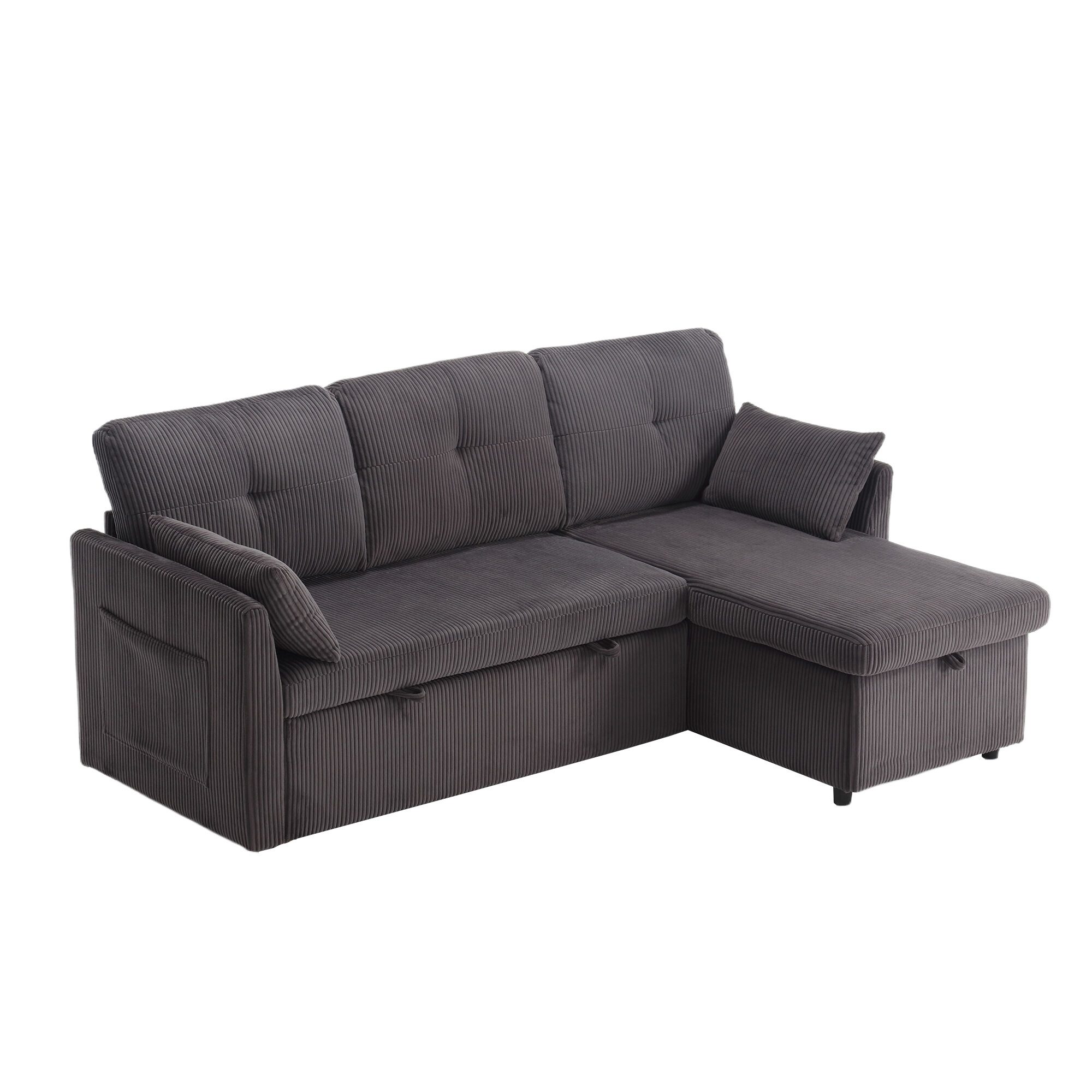 Yorbay Schlafsofa Ecksofa mit Bettfunktion und günstig online kaufen