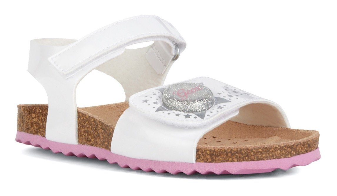 Geox Blinkschuh J ADRIEL GIRL mit Glitzer-Bubble Sandale blinkender