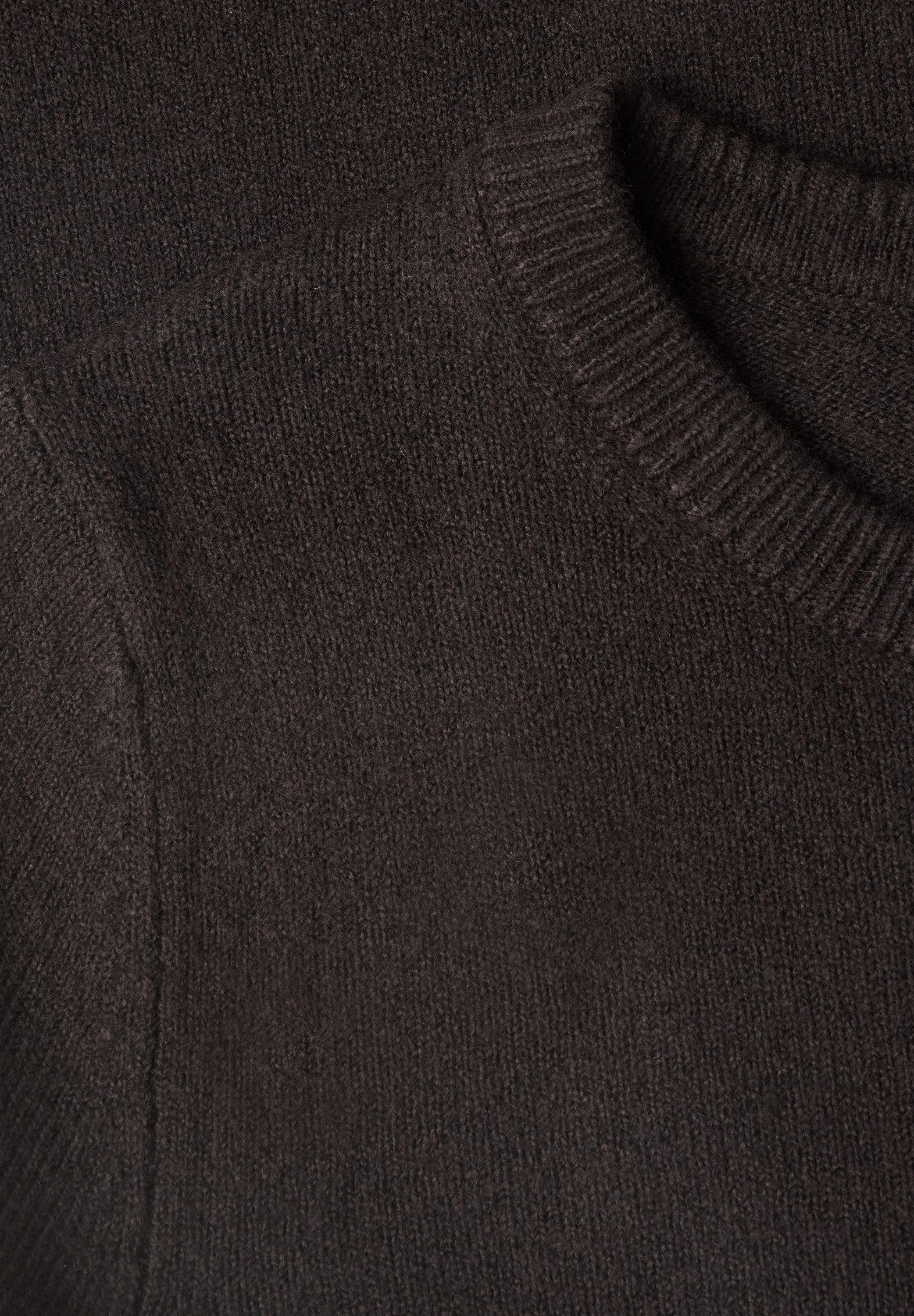 STREET ONE Kurzarmpullover in Unifarbe