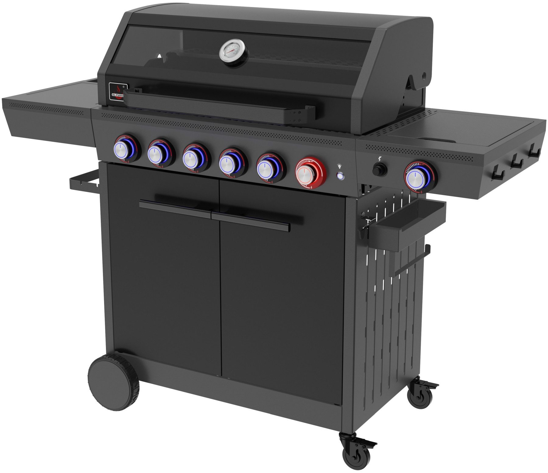 El Fuego Gasgrill Key West, 22 kW (6 Brenner je 3,0 kW + 1 Turbobrenner 4,0 kW)
