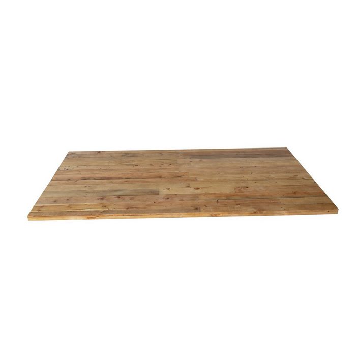 TPFLiving Tischplatte Anthea - rustikale Oberfläche (Plattenstärke 35 mm - natur Esszimmertisch massiv Wohnzimmertisch Holztisch) Produktlinie: ROMA - Breite: 180 cm Höhe: 3.5 cm Tiefe: 100 cm