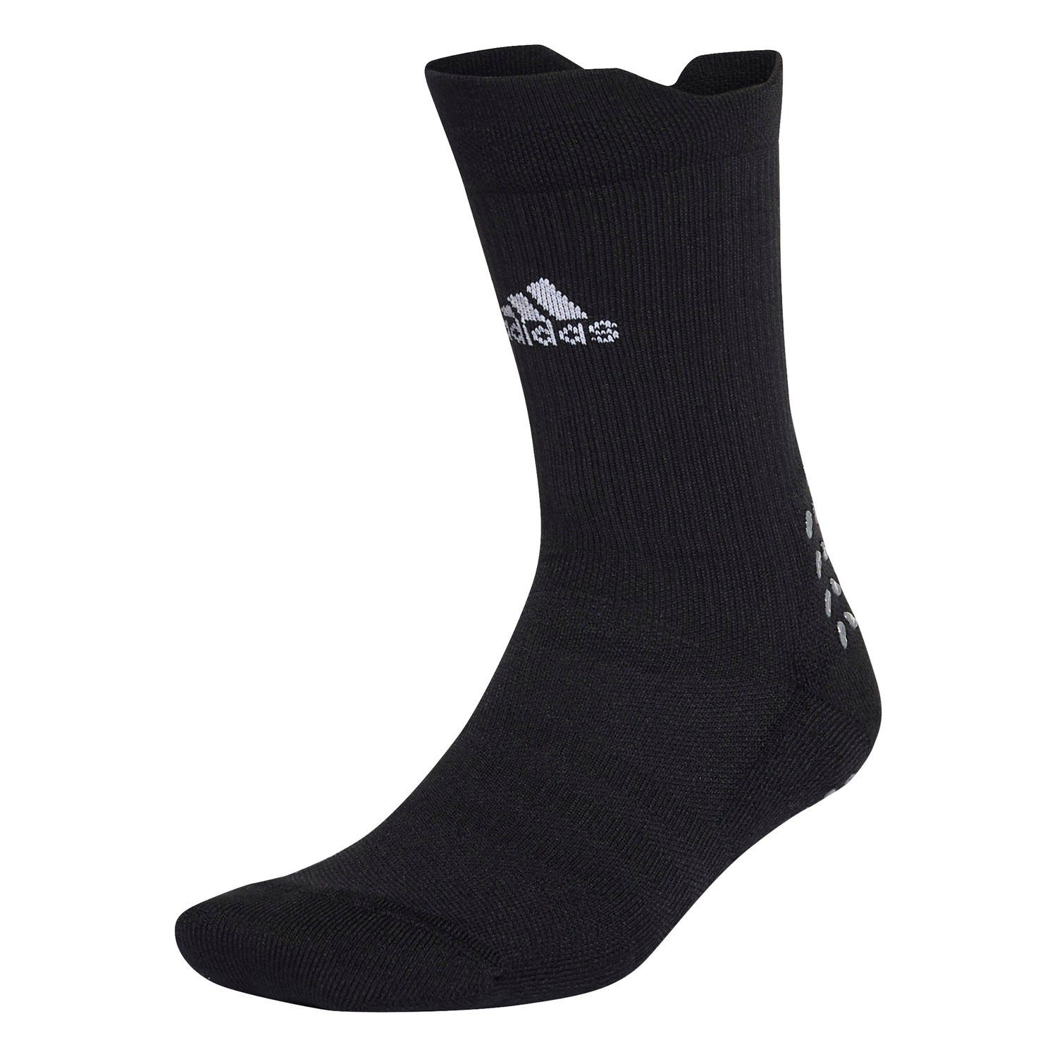 Sportsocken Crew Grip Printed Cushion schwarz - 1 Paar
