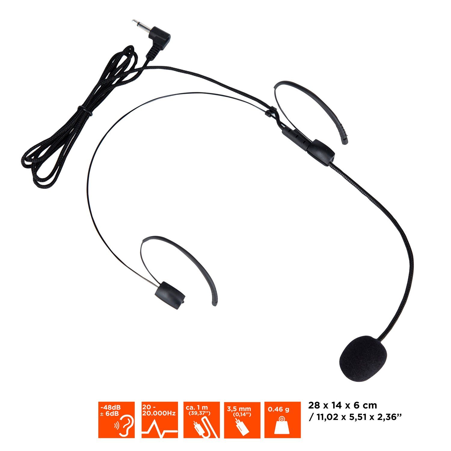 Headset Windschutzaufsatz, mit Voice Professional 3,5mm Celexon Klinke) Booster Headset (Mikrofon