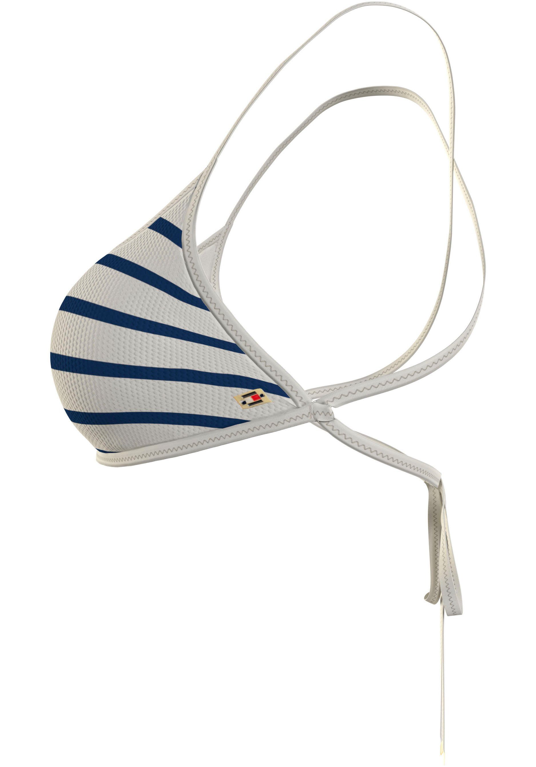Tommy Hilfiger Swimwear bustier bikini top BRALETTE PIQUE, with stripe pattern