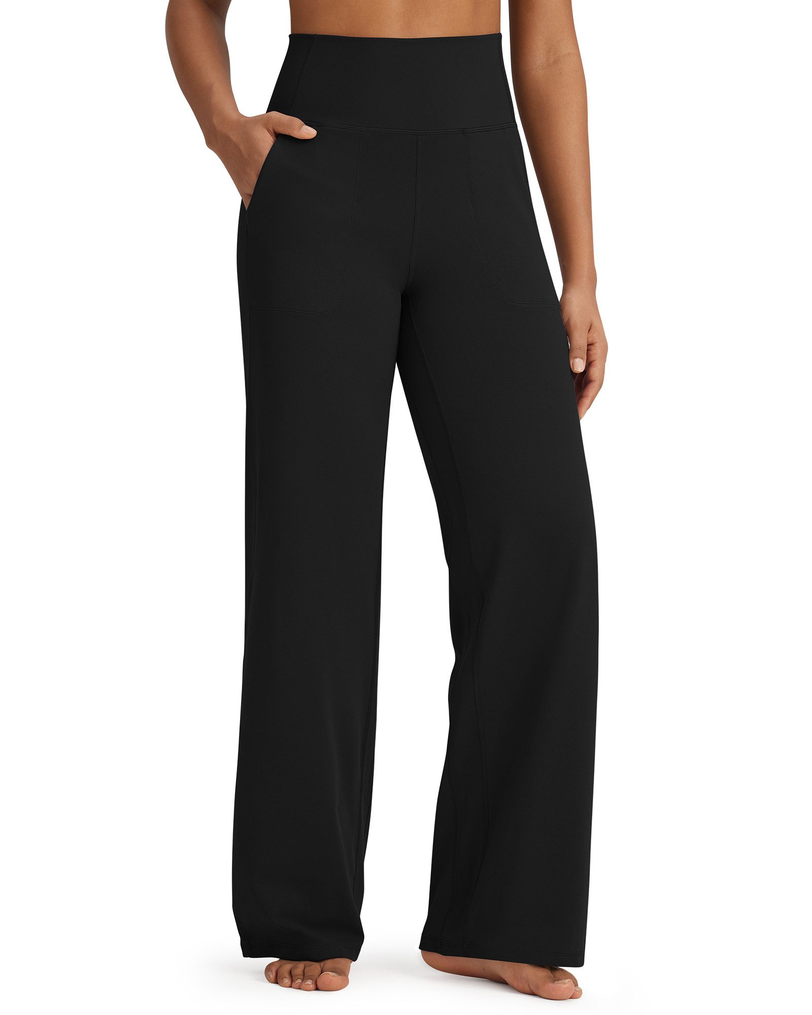 G4Free Jogginghose G4Free Damen Yogahose High Waist Sporthose Hochdehnbar,Feuchtigkeitsableitung,Leichtgewicht