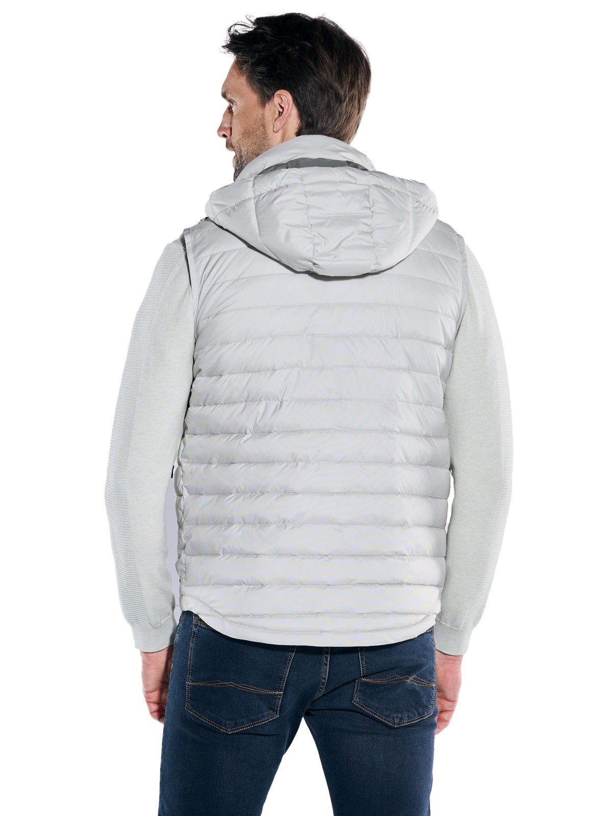 Engbers Kurzweste engbers Herren Weste mit abnehmbarer Kapuze, Naturweiss günstig online kaufen