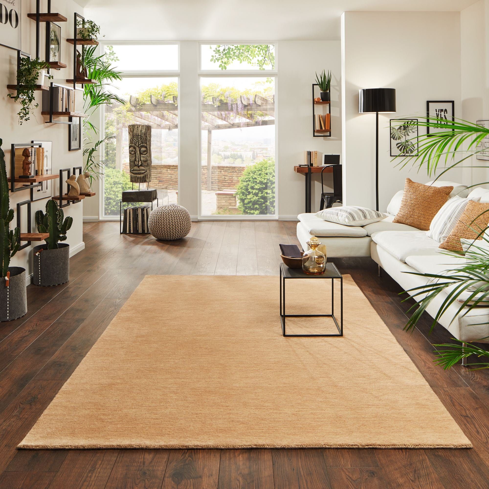 Steffensmeier Wollteppich Jaipur, Rechteckig, Gabbeh Teppich, handgeknüpft