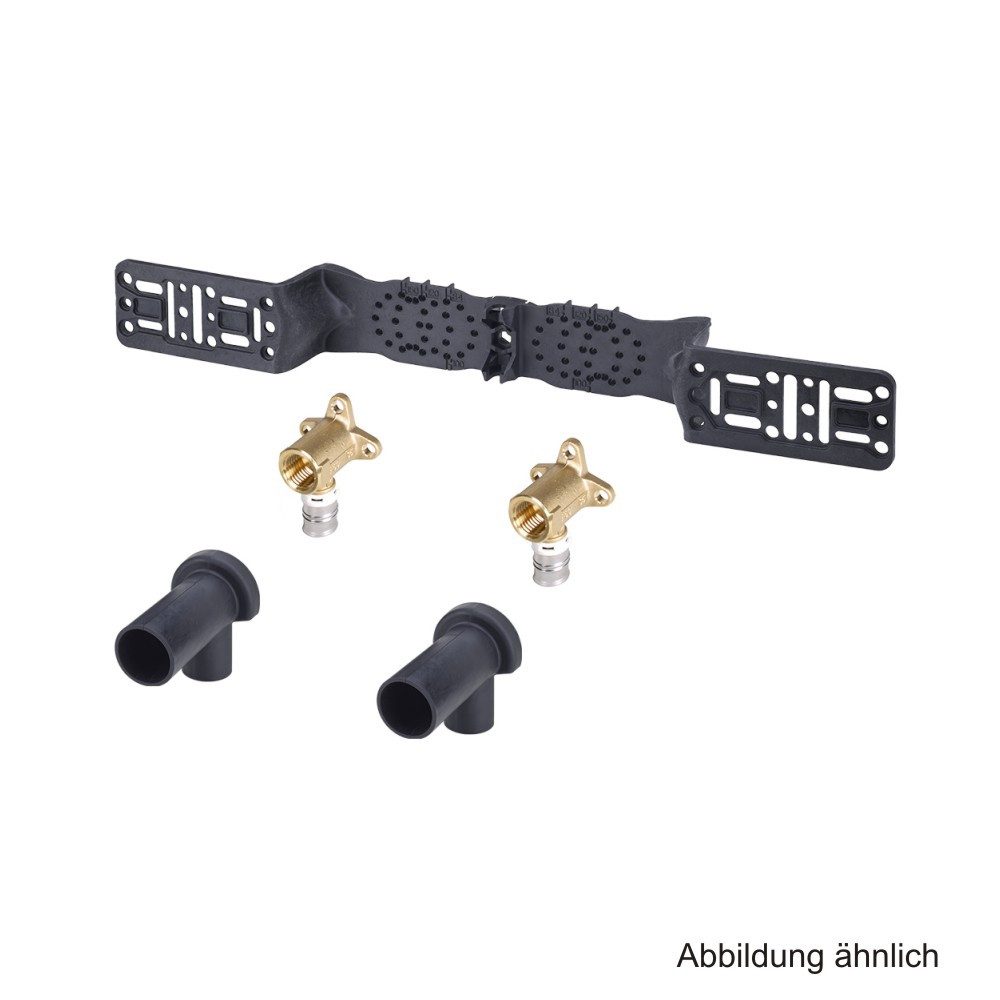 Fränkische Rohrwerke Wasserrohr Alpex Anschluss-Set mit Abdichtung PA, 16 mm x Rp 1/2"
