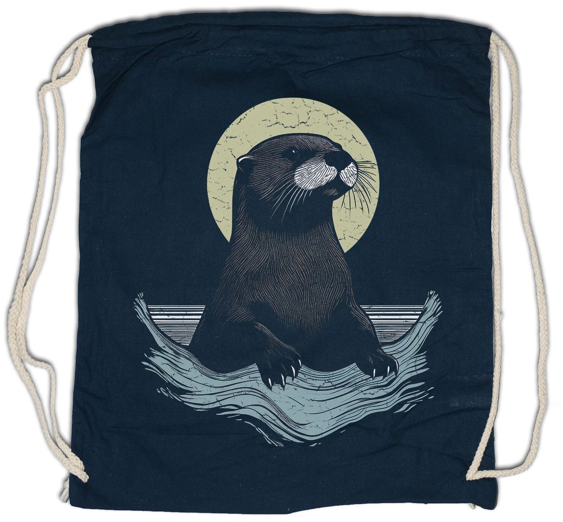 Turnbeutel Otter A Turnbeutel Lovely Wildlife lontra Nutria Fischotter Seeotter