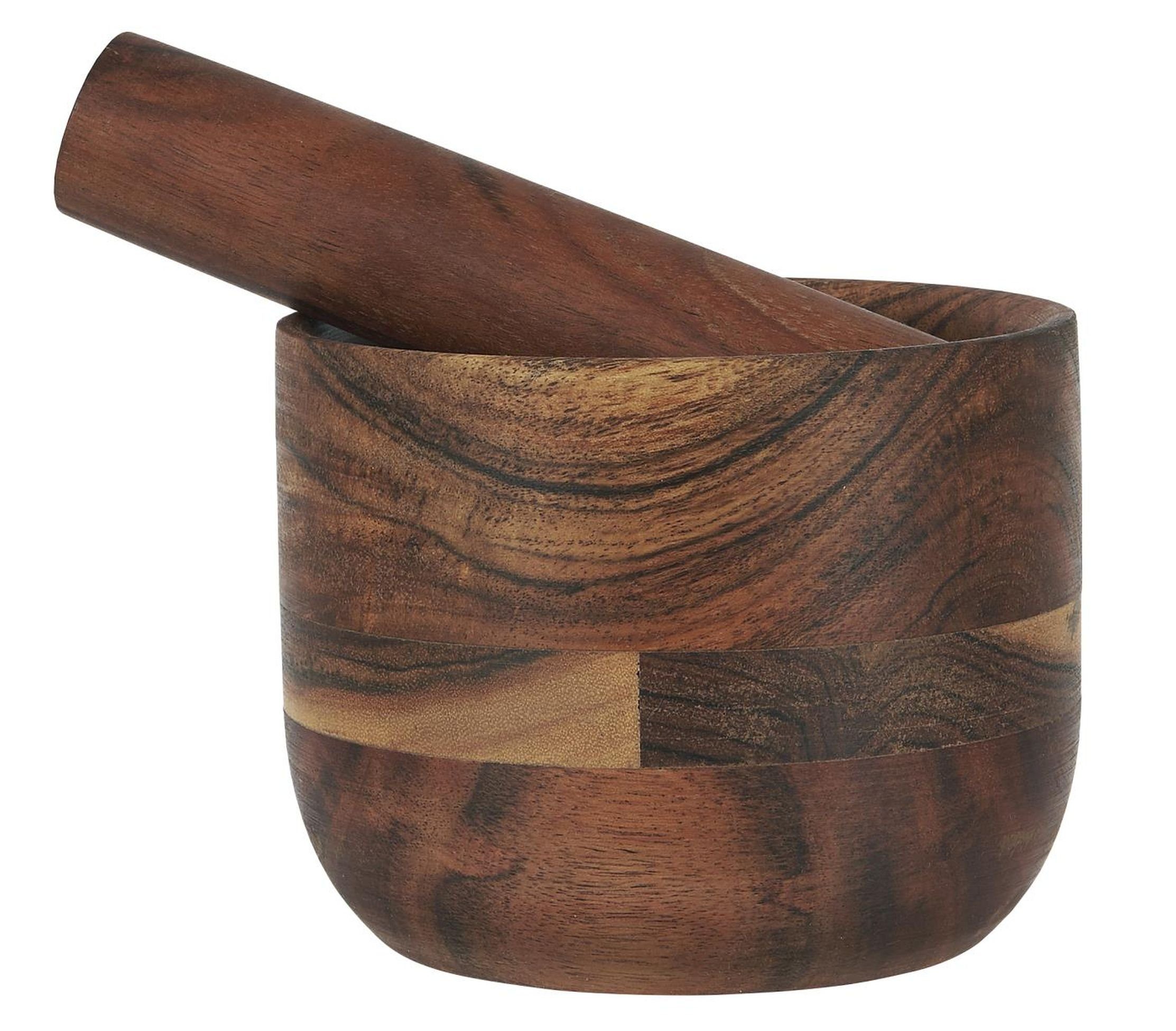 Ib Laursen Mörser Mörser Holz Holzmörser mit Stößel H 10cm D 12cm Ib Laursen 17015-00. € 27,95