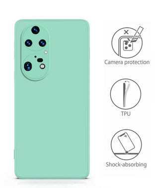 MyGadget Handyhülle Silikon Hülle für Huawei P50 Pro, robuste Schutzhülle TPU Case Slim Silikonhülle Back Cover Kratzfest