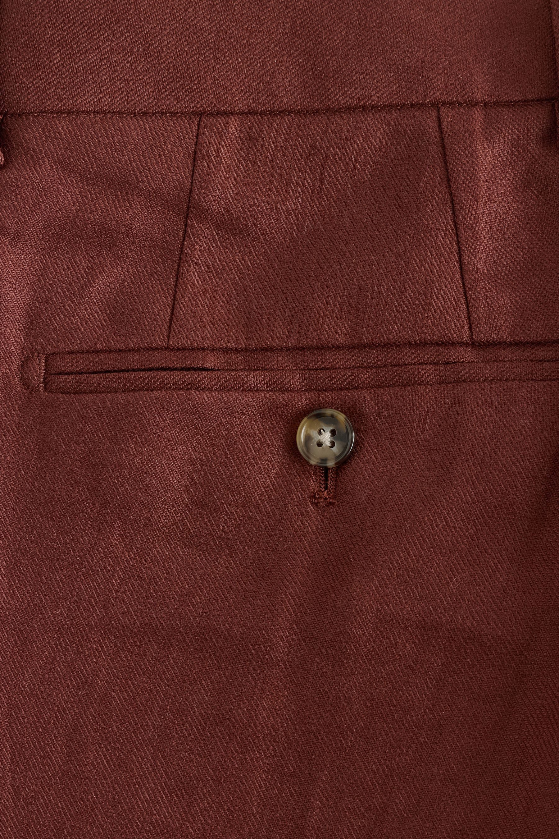 Next Anzughose N. Premium Tailored Fit Anzughose aus 100 % Leinen (1-tlg)