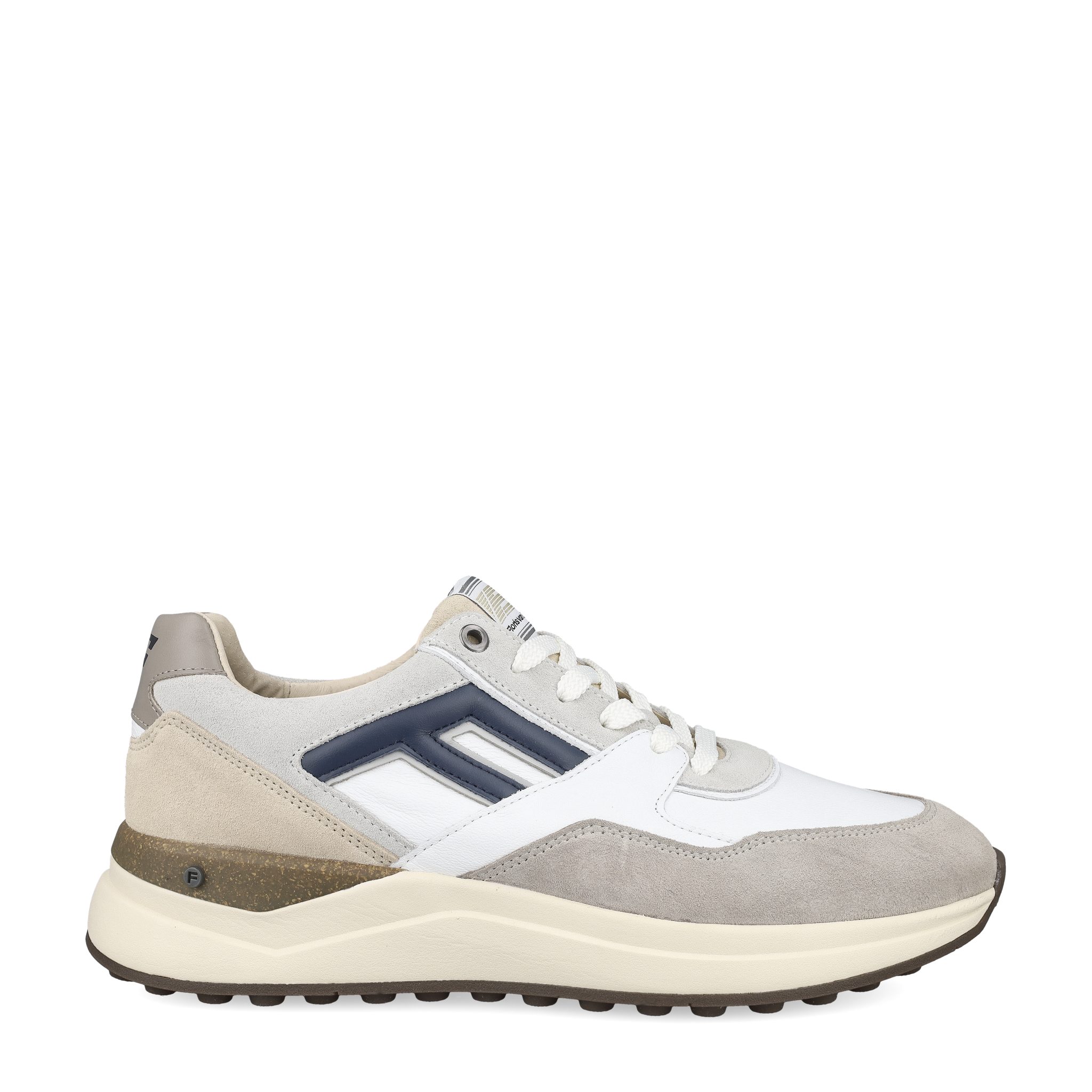 Floris van Bommel Floris van Bommel De Trikker, Sneaker, Weiß,kombiniert, Herren Sneaker
