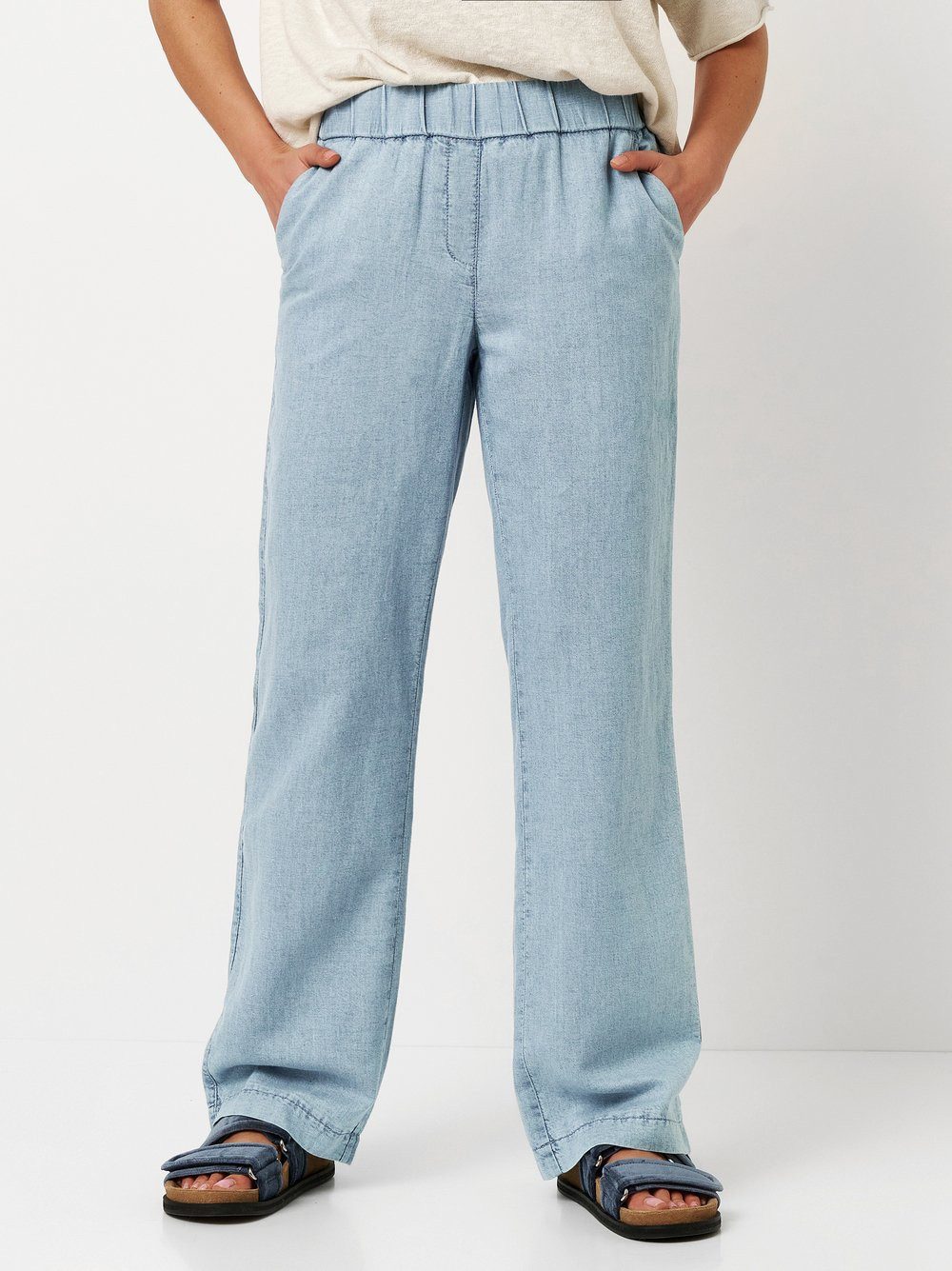 TONI Schlupfhose Pia Wide Sommerhose in sommerlicher Qualität mit Leinen günstig online kaufen