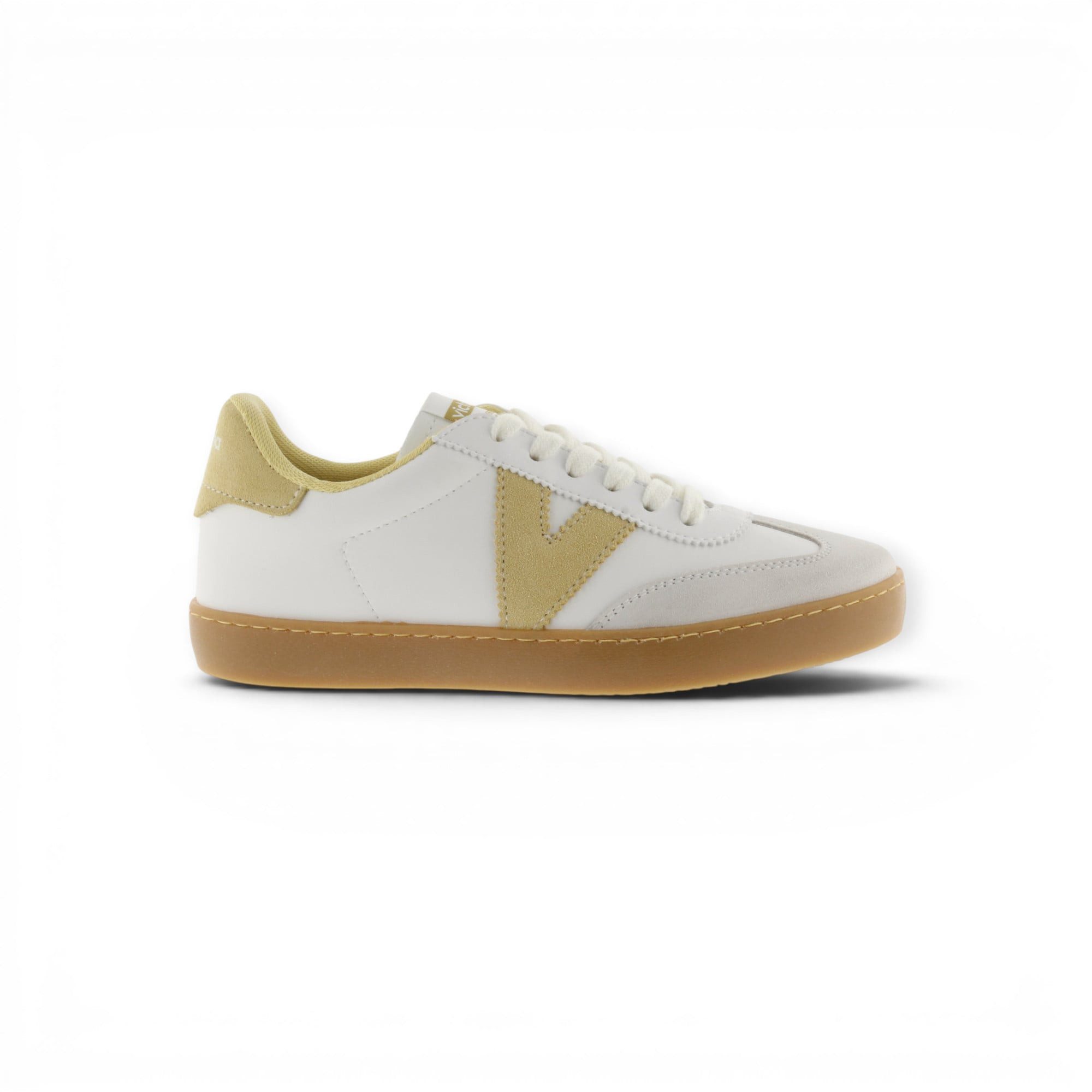 Victoria Berlin Ciclista (Lederoptik/Veloursleder) - weiss/beige Damen Sneaker