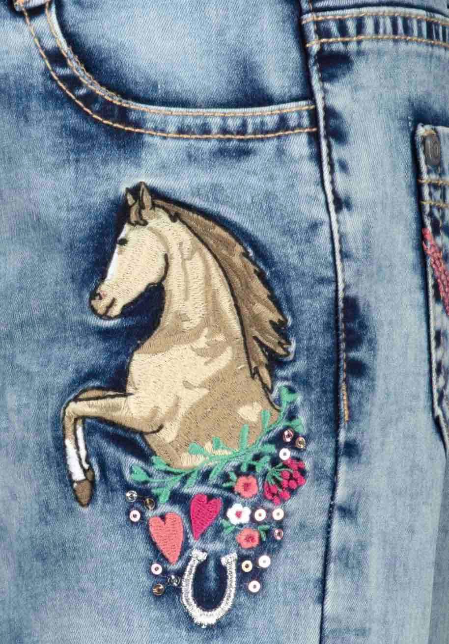 SALT AND PEPPER 5-Pocket-Jeans Pferd