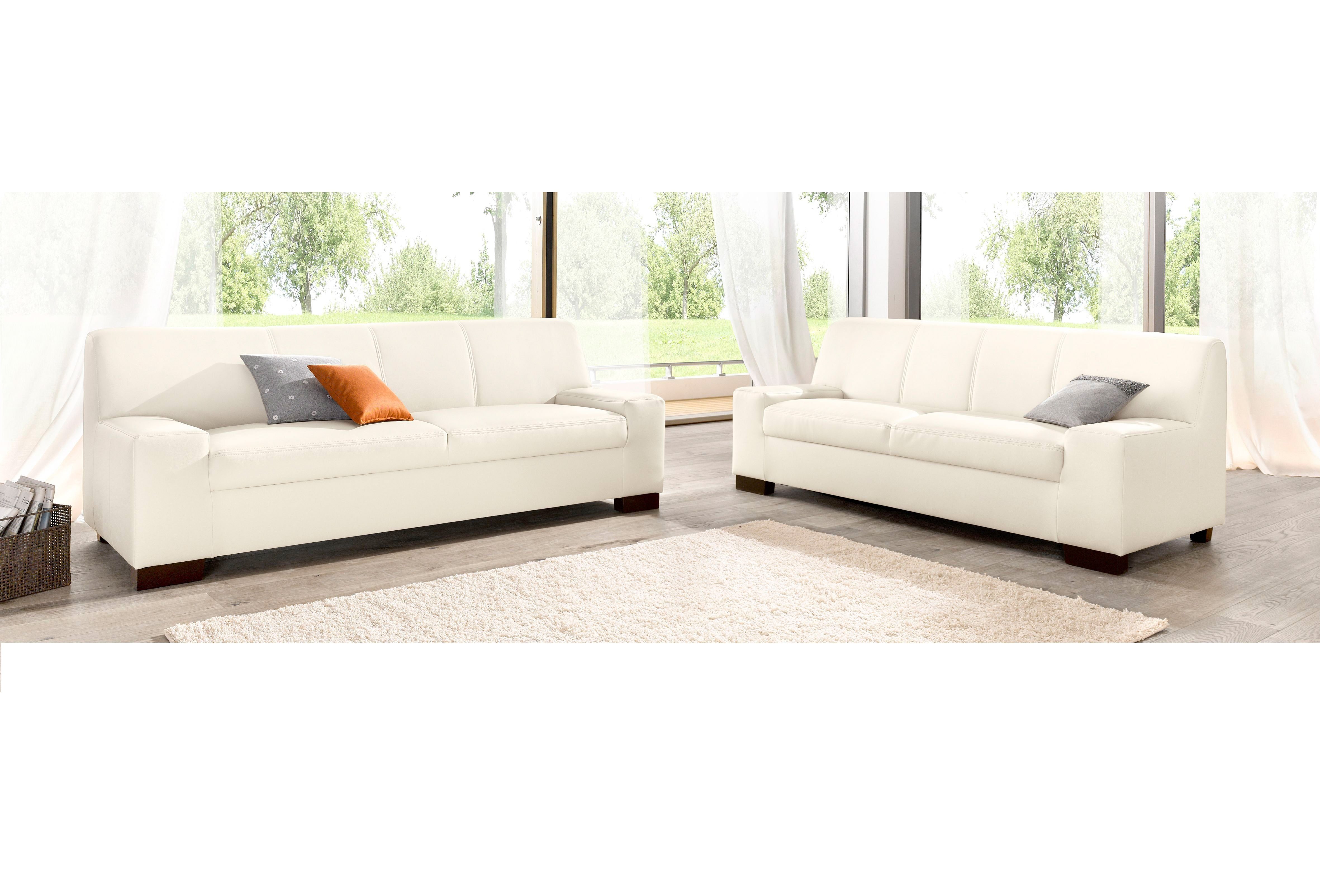 DOMO collection Polstergarnitur Norma kubisch und zeitlos, (Set, 2-tlg), be günstig online kaufen