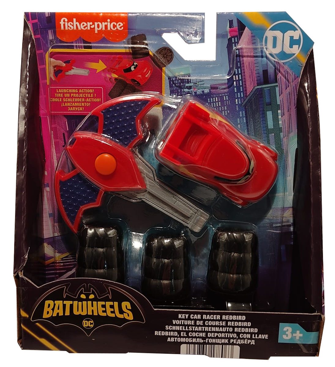 Fisher-Price® Spielzeug-Auto DC Batwheels Spielzeug-Rennauto Redbird mit Aktivierungsschlüssel
