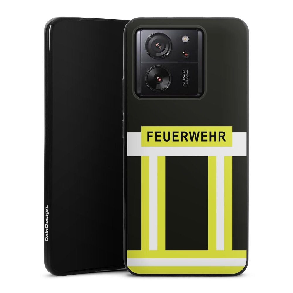 DeinDesign Handyhülle Feuerwehr Feuerwehrmann Beruf Feuerwehr, Xiaomi 13T Pro Silikon Hülle Bumper Case Handy Schutzhülle