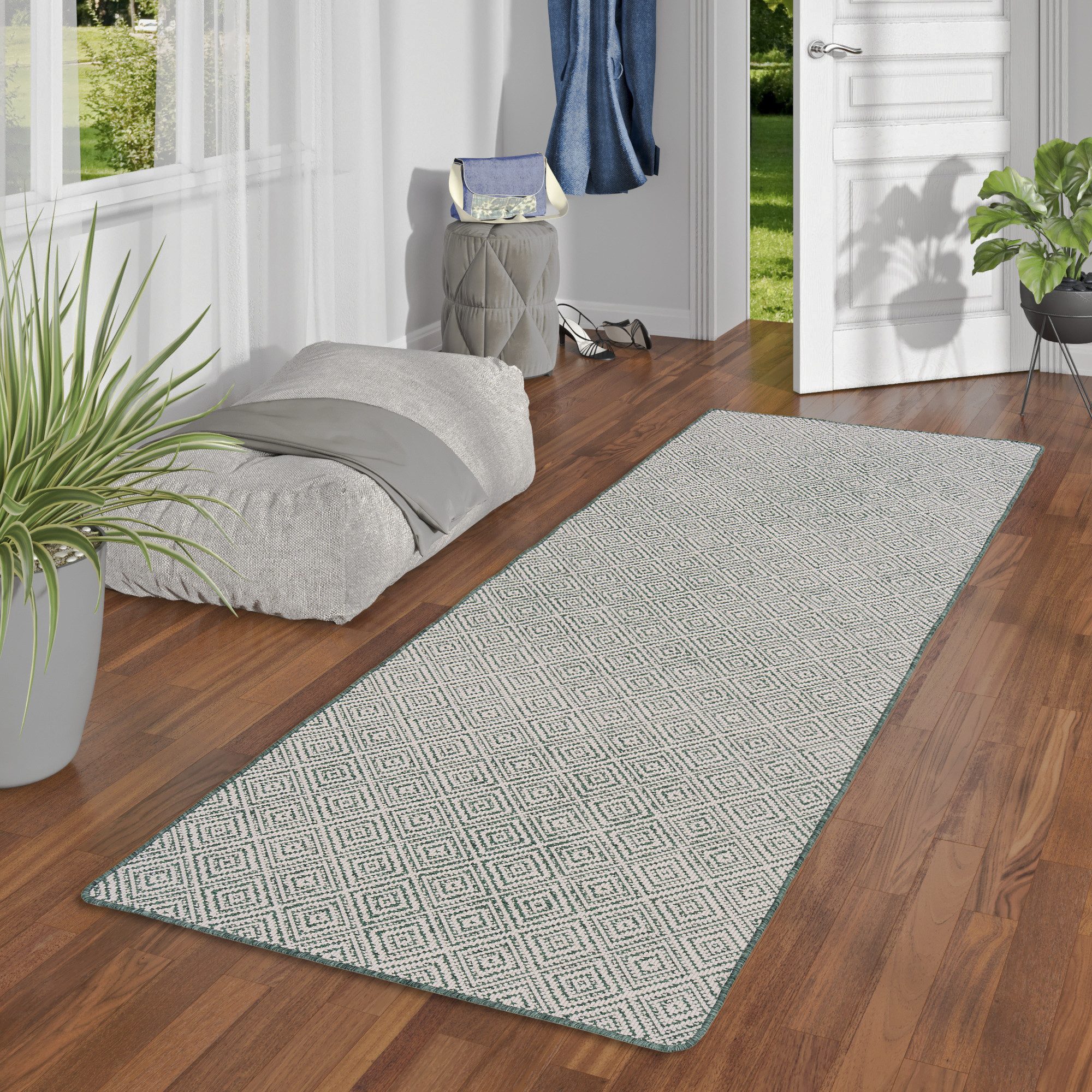 Snapstyle Läufer In- und Outdoor Teppich Läufer Beidseitig Newport, Rechteckig, Höhe: 3 mm