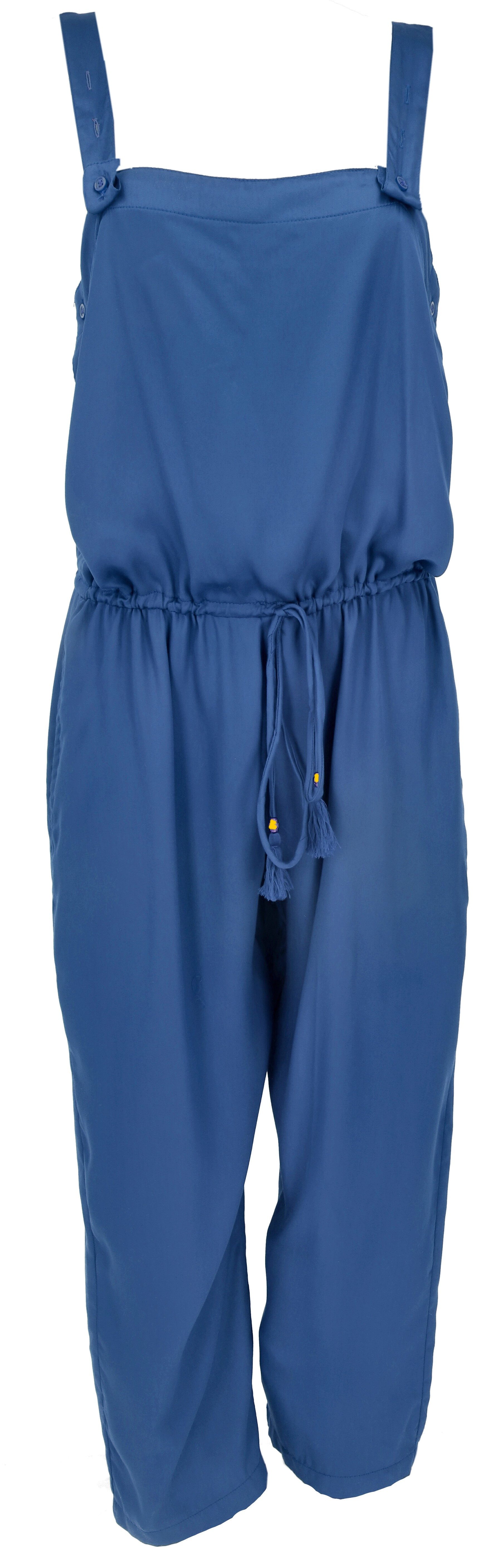 Guru-Shop Relaxhose Boho Jumpsuit, Sommer Overall, luftiger.. alternative Bekleidung