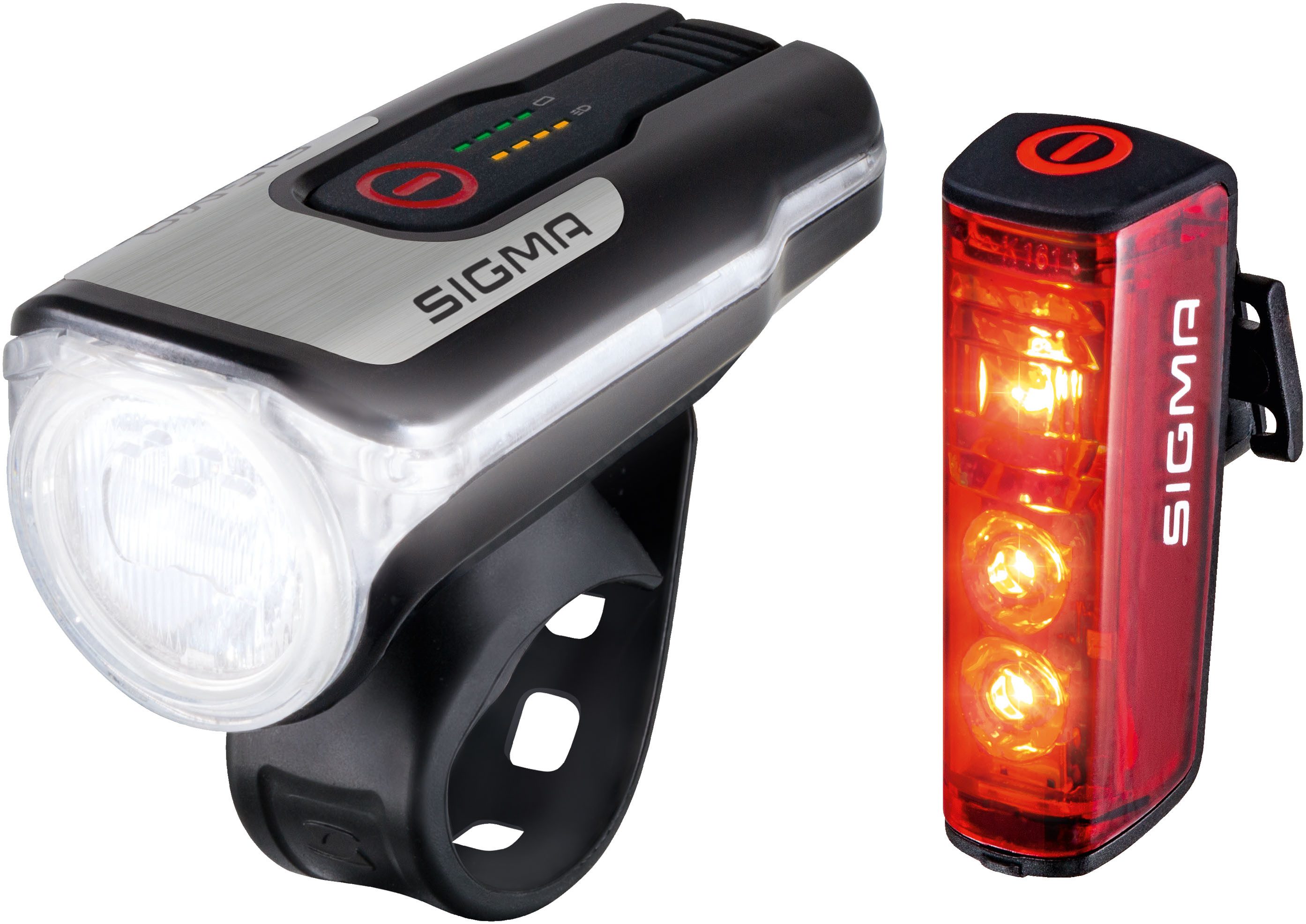 SIGMA SPORT Fahrradbeleuchtung Beleuchtungsset Aura 80 USB/Blaze