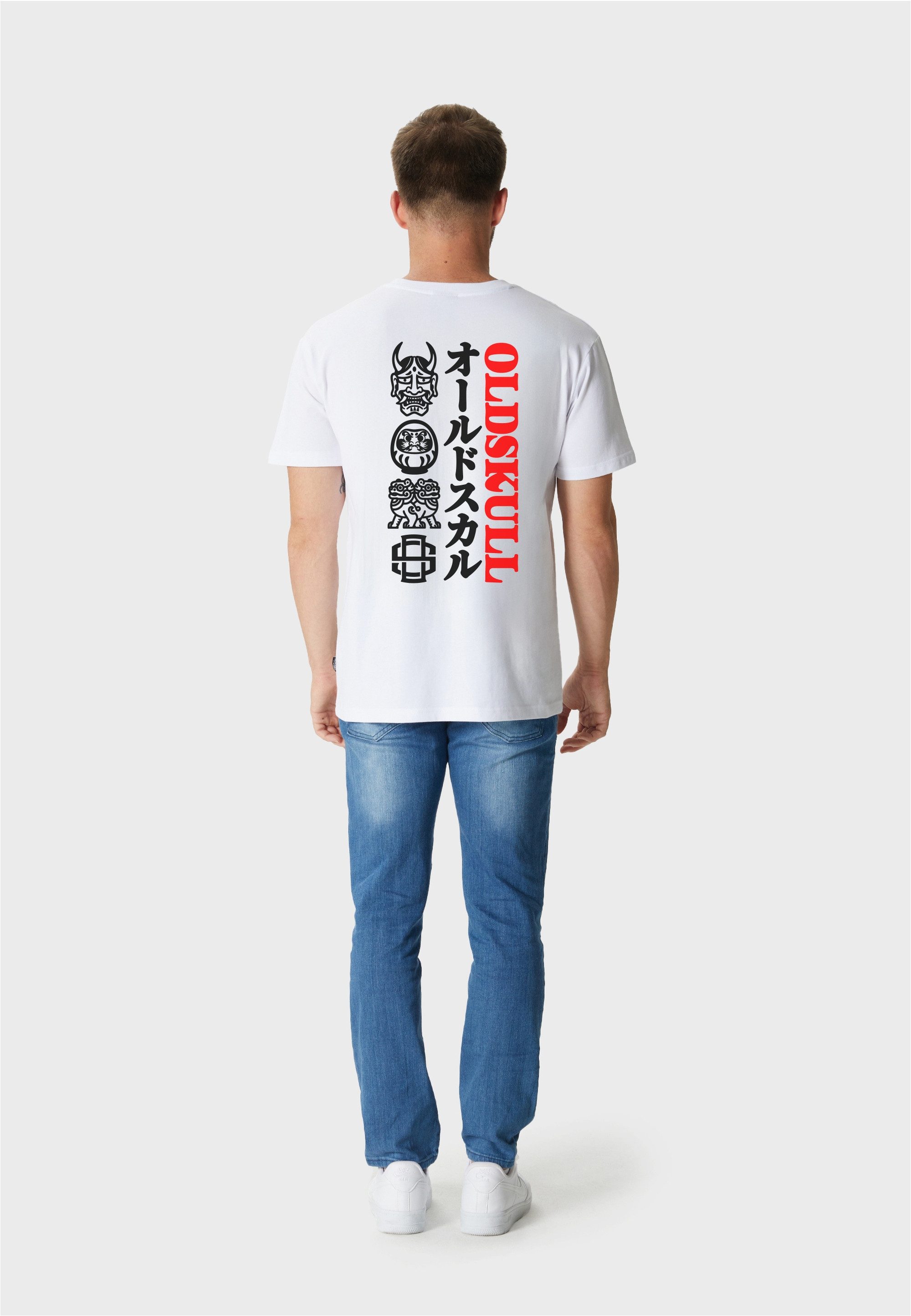 Oldskull T-Shirt Asian Icons Oldskull Graphic mit großem Rückenprint