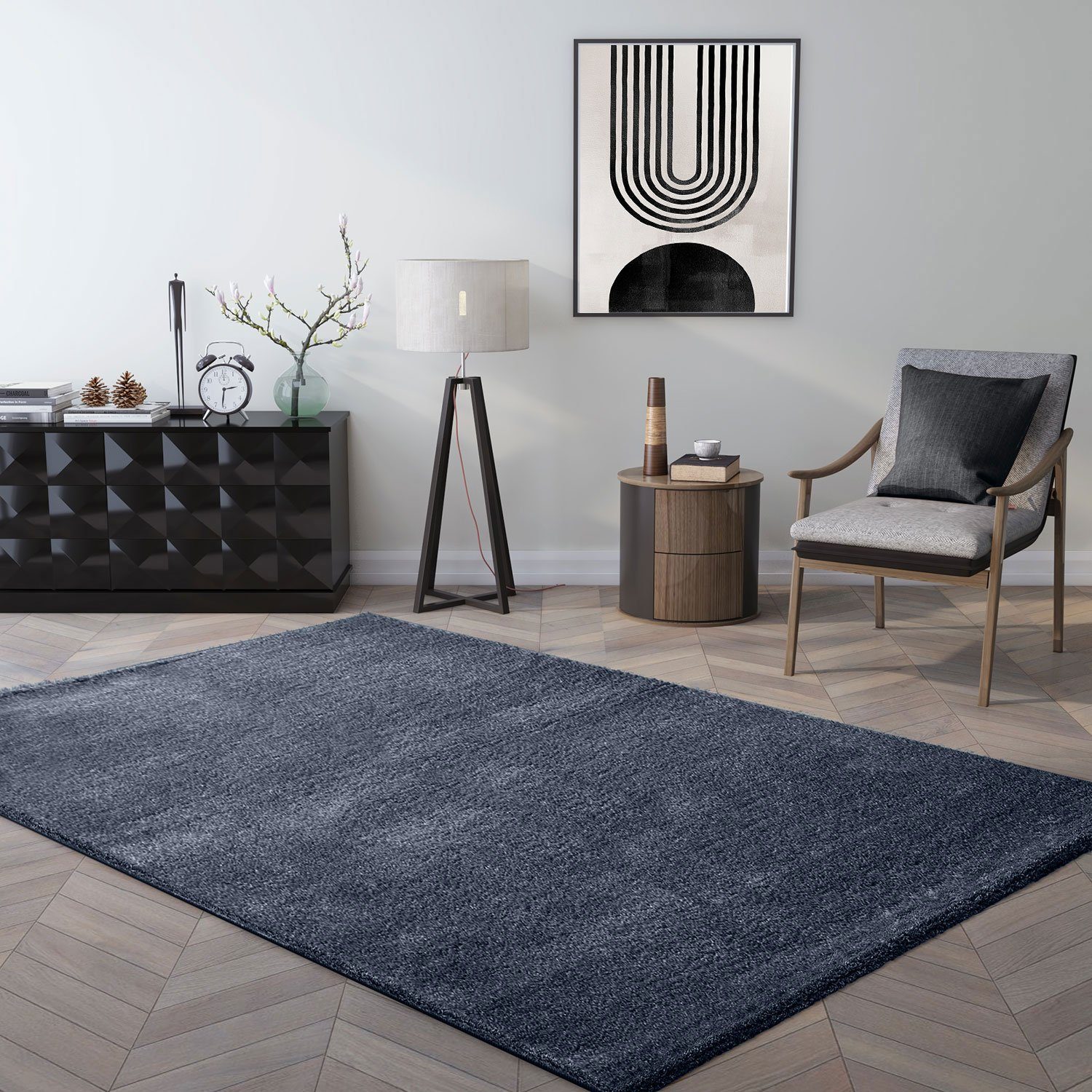 Vimoda Läufer Teppich Wohnzimmer soft feel günstig online kaufen