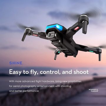 GoolRC LS-38 Drohne mit Ultra Kamera GPS, RC Drohne (720P, mit EIS Anti-Shake Gimbal, 5G Wifi FPV, Bürstenloser Motor Quadcopter)