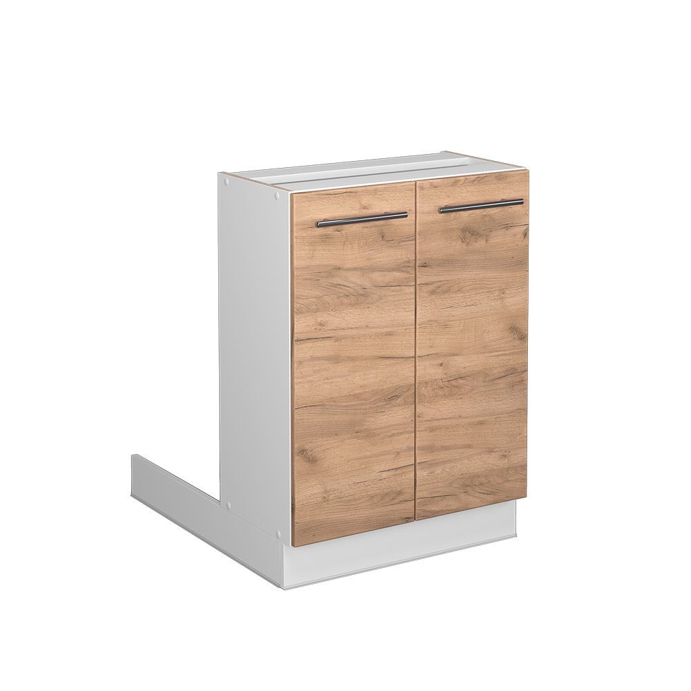 Vicco Unterschrank Fame-Line, Goldkraft Eiche/Weiß, 60 günstig online kaufen