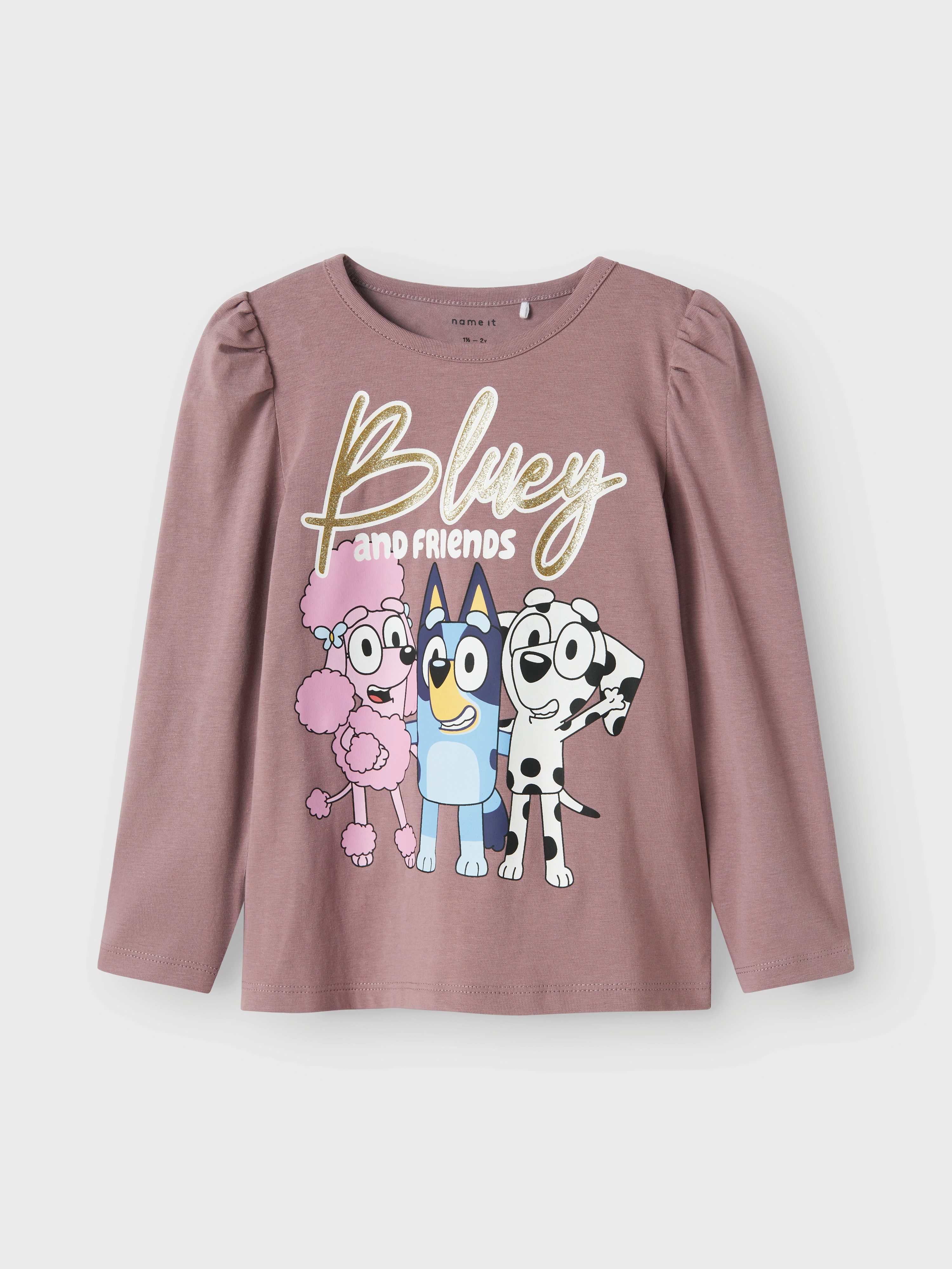 Langarmshirt NMFARIA BLUEY LS TOP NOOS SKY
