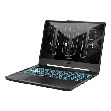 Asus TUF F15 Gaming-Notebook (39,60 cm/15.6 Zoll, Intel Intel® Core™ i5 11400H, GeForce RTX™ 2050 6GB GDDR6, 500 GB SSD, fertig installiert & aktiviert)